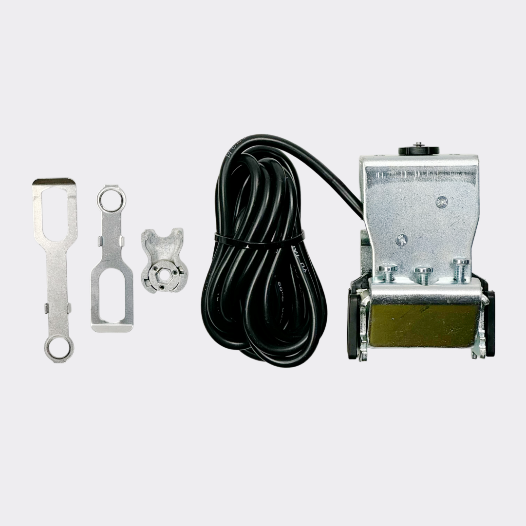 Rear view of Assa Abloy SL500 complete lock assembly with cable