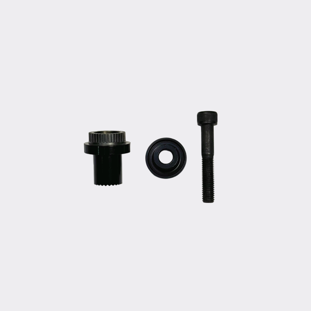 Adaptor kit for Assa Abloy SW300 swing door operator – splined shaft adapter, washer and bolt
