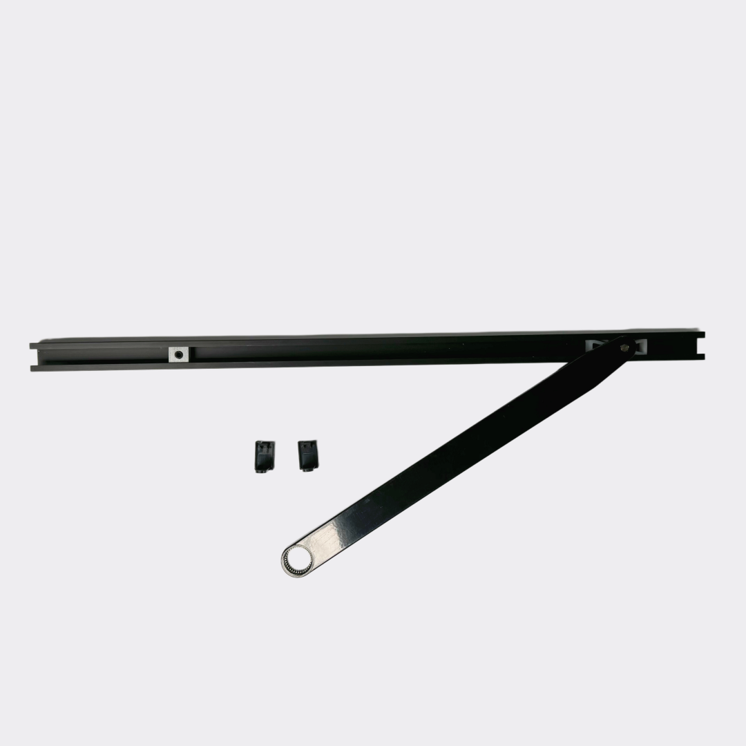 Pull arm slide track replacement kit for Assa Abloy SW300 automatic swing door operator with drive arm and guide shoe