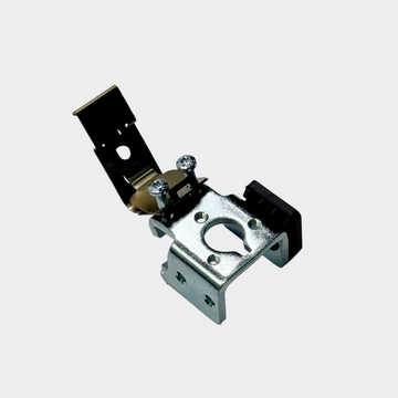 Besam SL500 door stop kit detail showing mounting bracket and rubber stop
