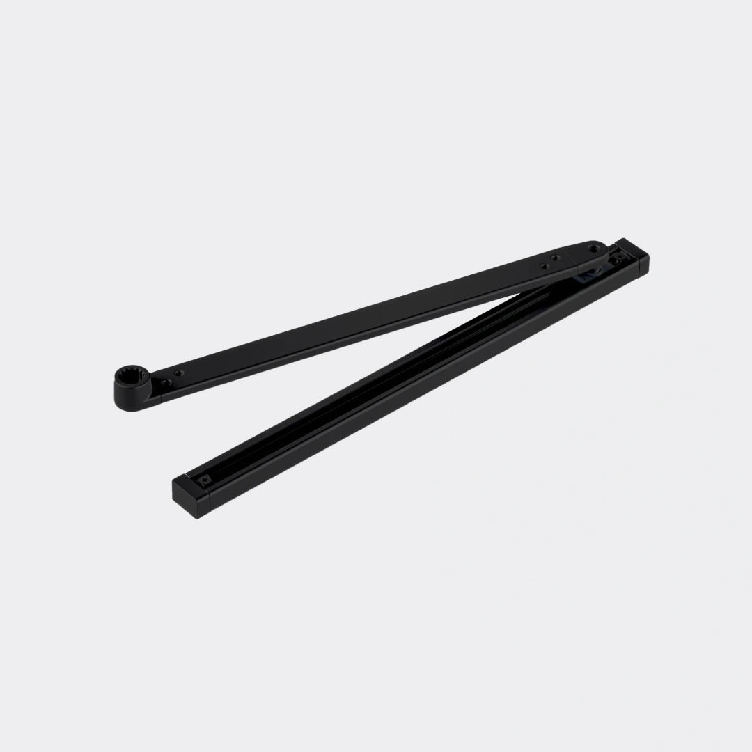 Dorma ED100 splined arm multiverzahnung showing tooth profile for shaft engagement