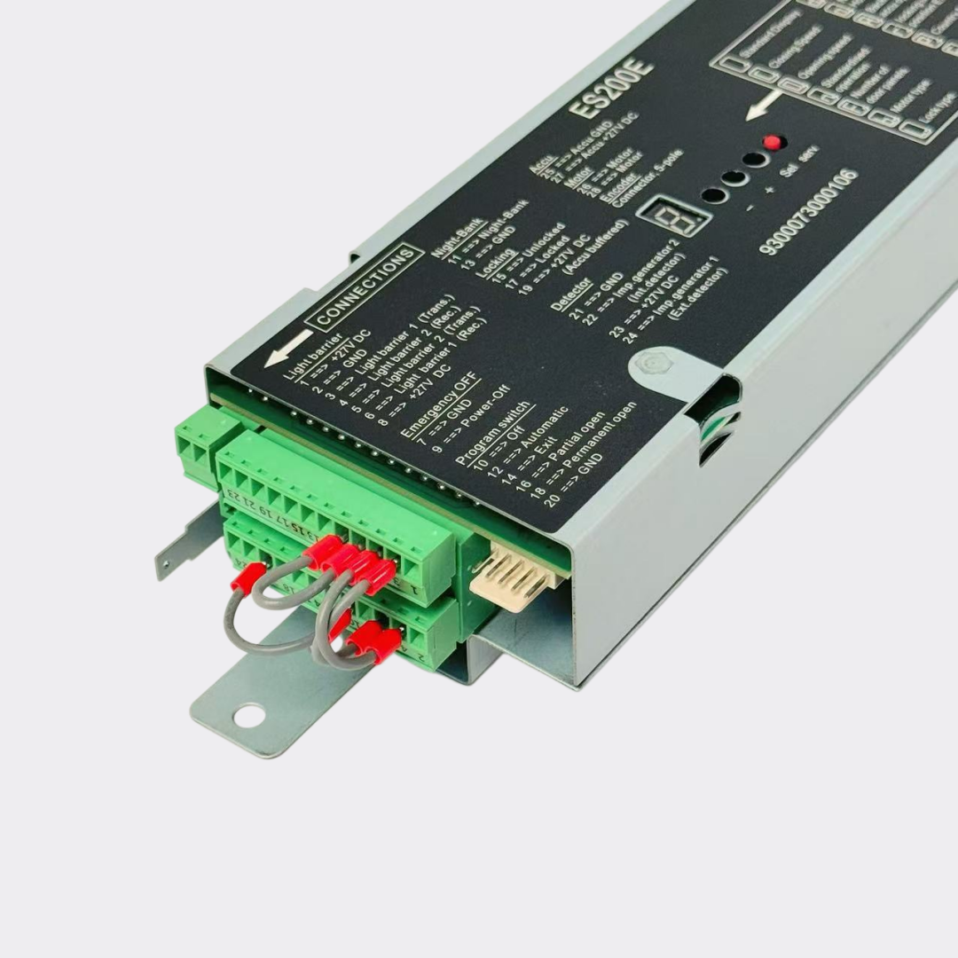 Dorma ES200 Easy BM installation diagram for automatic sliding door wiring reference