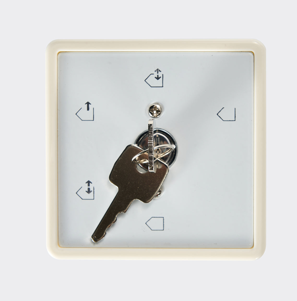 Dorma key switch for ES200 automatic sliding door system front view