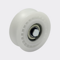 Dorma roller replacement specifications with dimensions and bearing type