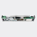 Full internal view of ED100 ED250 swing door operator with cover removed