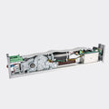 Mechanism detail of ED100 ED250 automatic swing door operator, drive and linkage close view