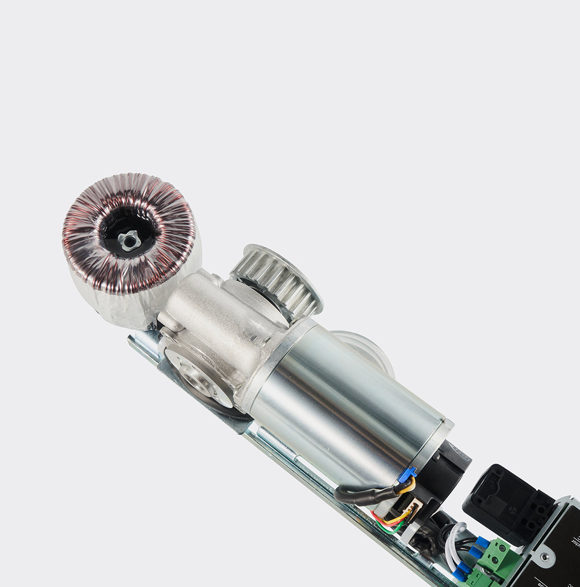 ES200 Easy replacement unit MDU installation showing direct fit into door operator