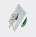 ES200 program switch 5-position key switch showing mode selection labels
