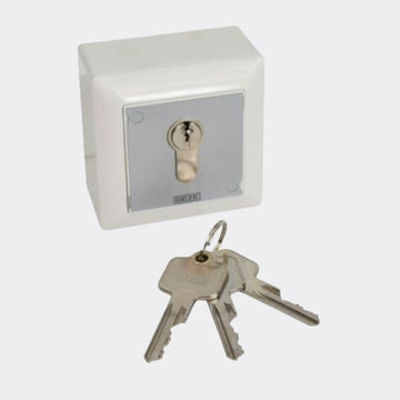 GEZE Replacement Key Switch - Lockable, 2-Position for Automatic Doors