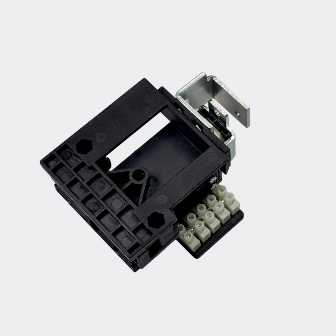 Complete GEZE Slimdrive SL NT locking kit including lock unit, cable, linkage rods and mounting bolts