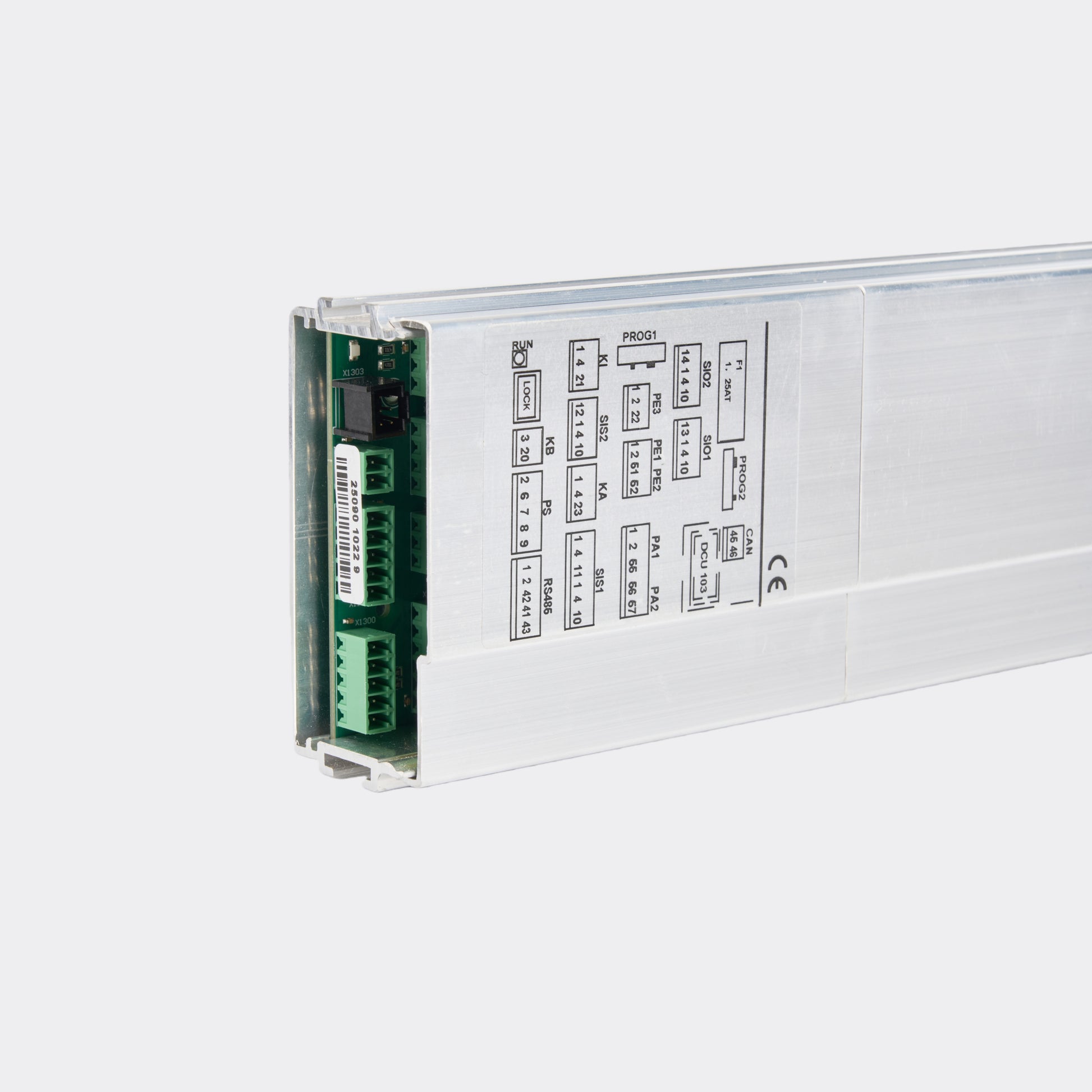 geze dcu110 part number label detail