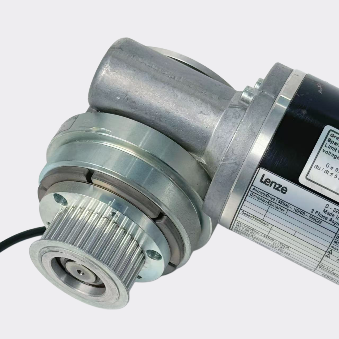 Side view of Lenze Asynchronous Motor SSN40-1GXCR-056C22 Assembly