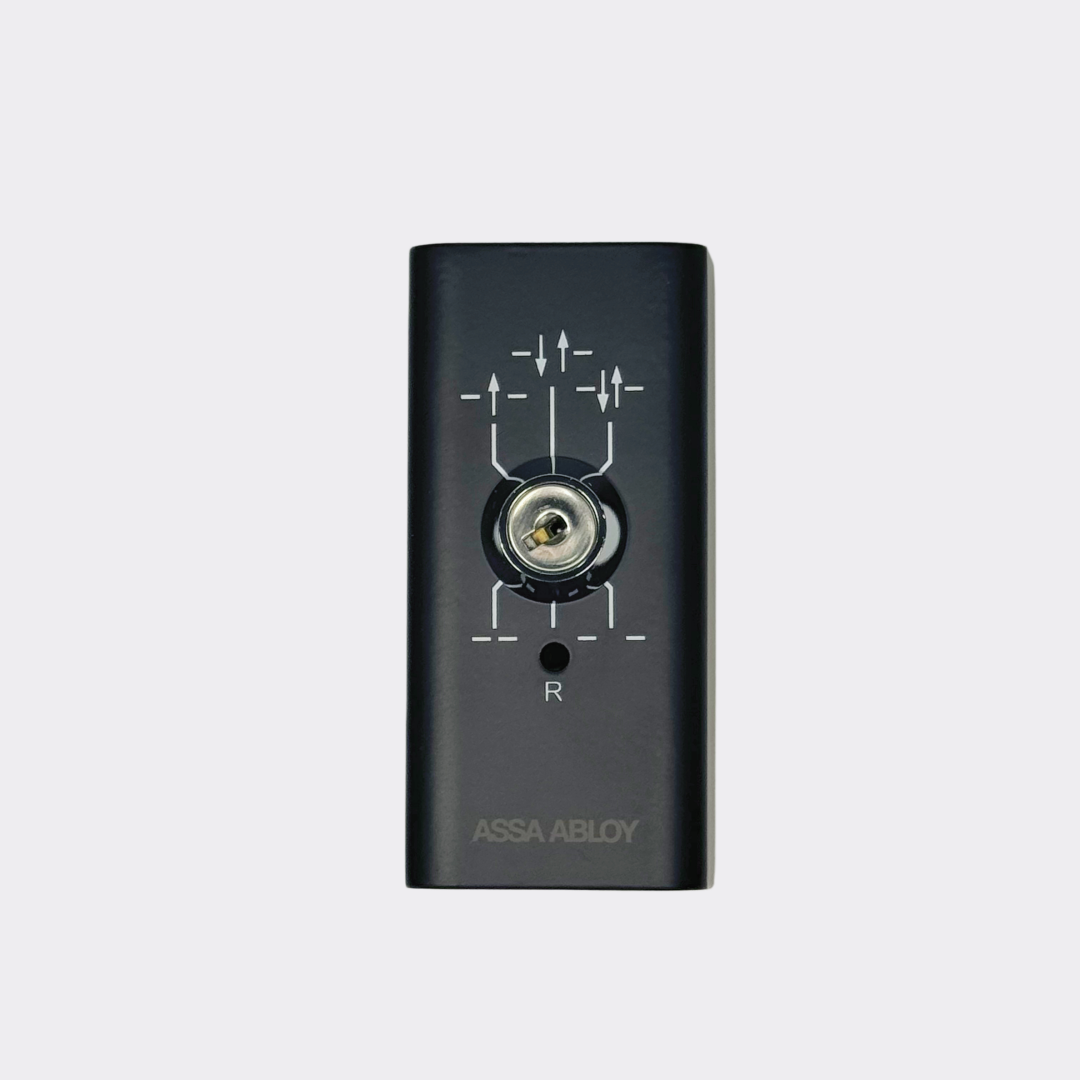 PSK-6U program selector for Assa Abloy SL500 sliding door, front view