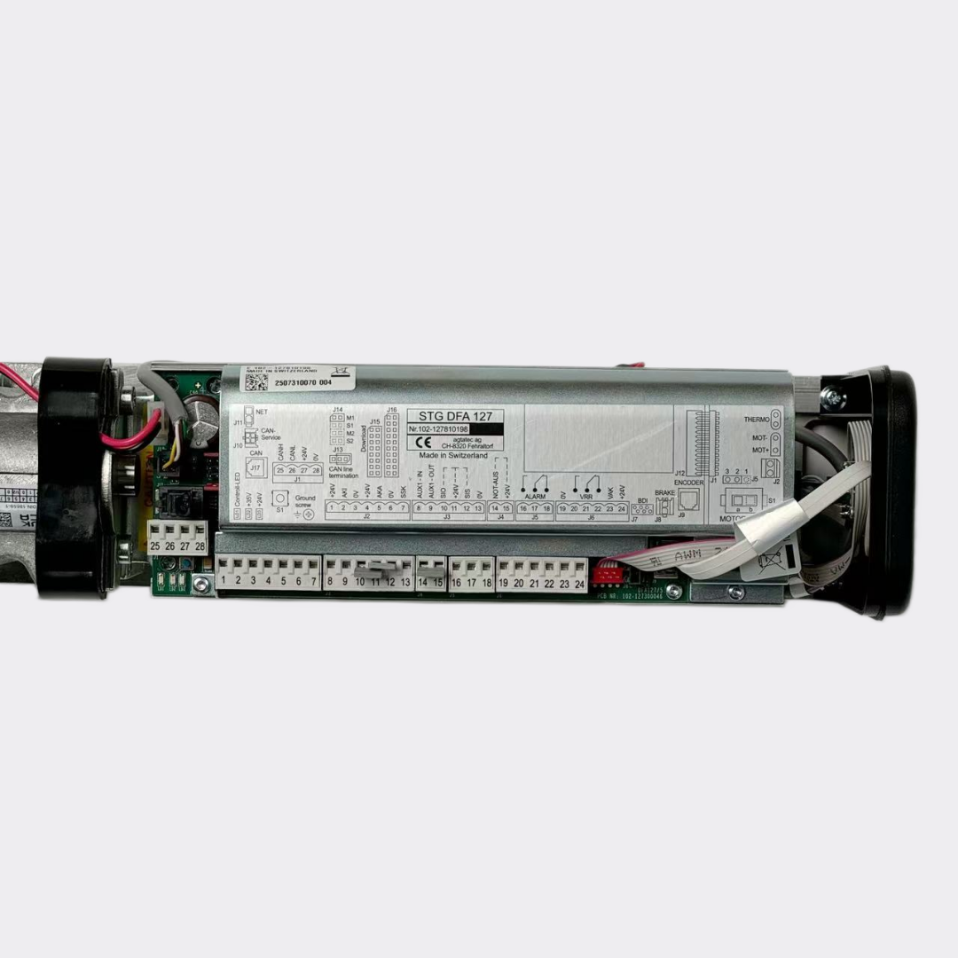 Record DFA 127 pushing swing door operator top view