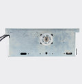 SLM drive assembly component breakdown showing motor gearbox pulley and mounting bracket