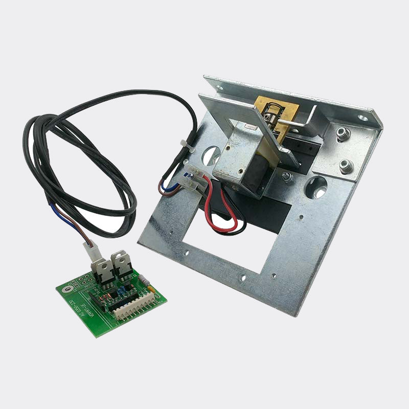 SLM lock module front view for automatic door replacement projects