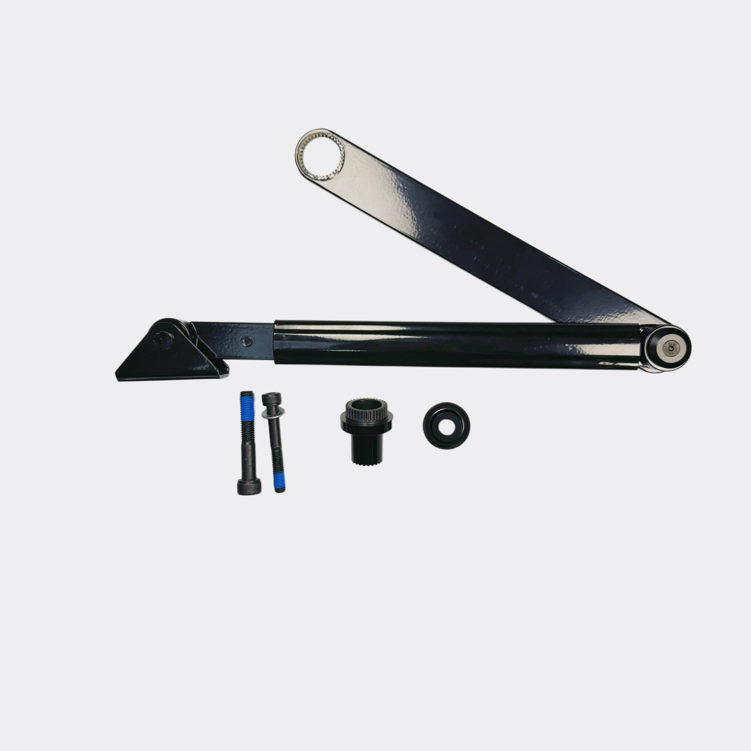 SW300 push arm kit with splined collar nut, washer and thread-locked fixing screws included